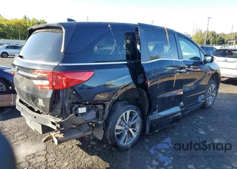 2022 Honda Odyssey Touring from USA, damaged, VIN 5FNRL6H88NB067031